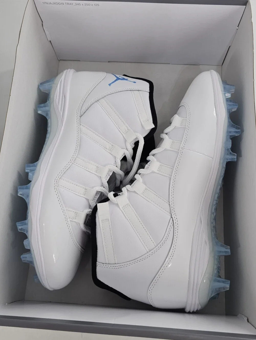 Jordan 11 Mid TD Football Cleats Legend Blue Men's